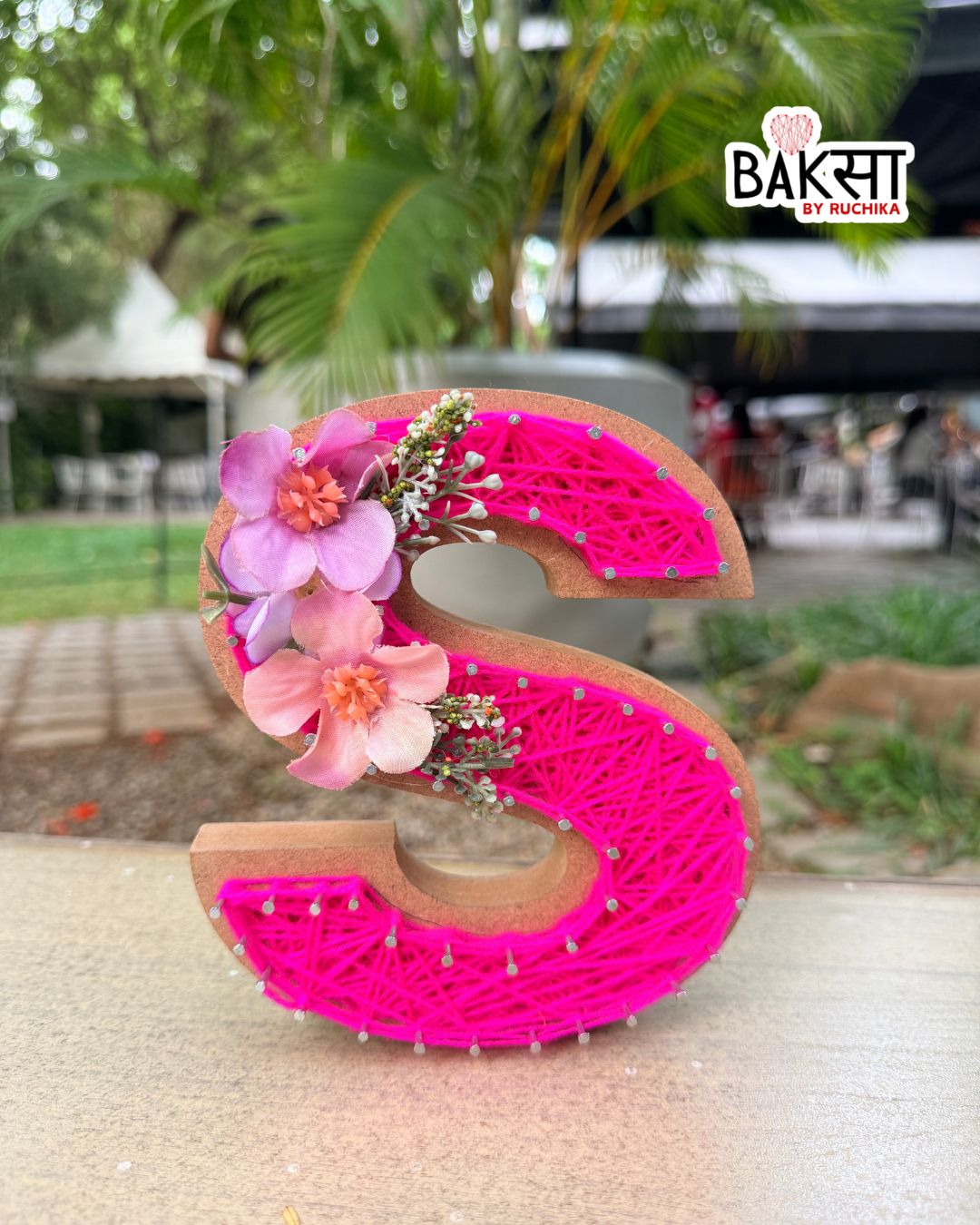 Bloom Letter String Art