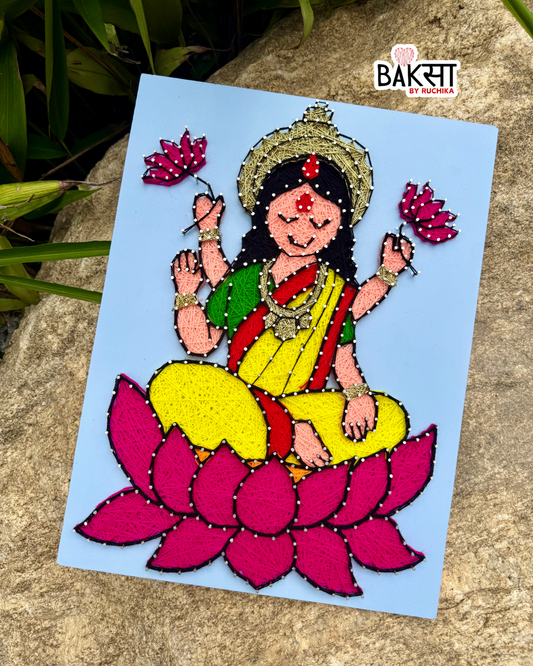 laxmi string art, god string art, goddess string art