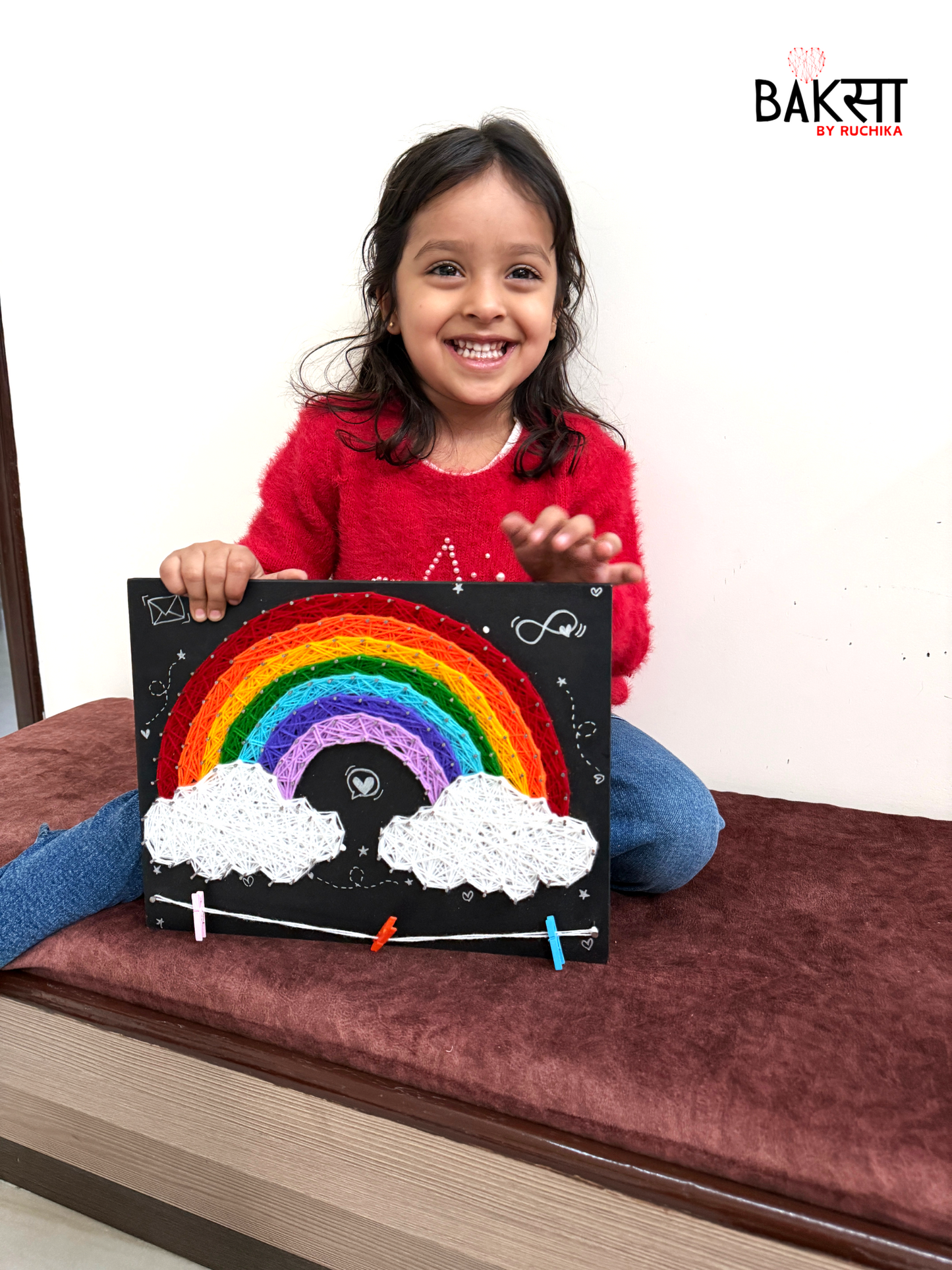 Rainbow String Art
