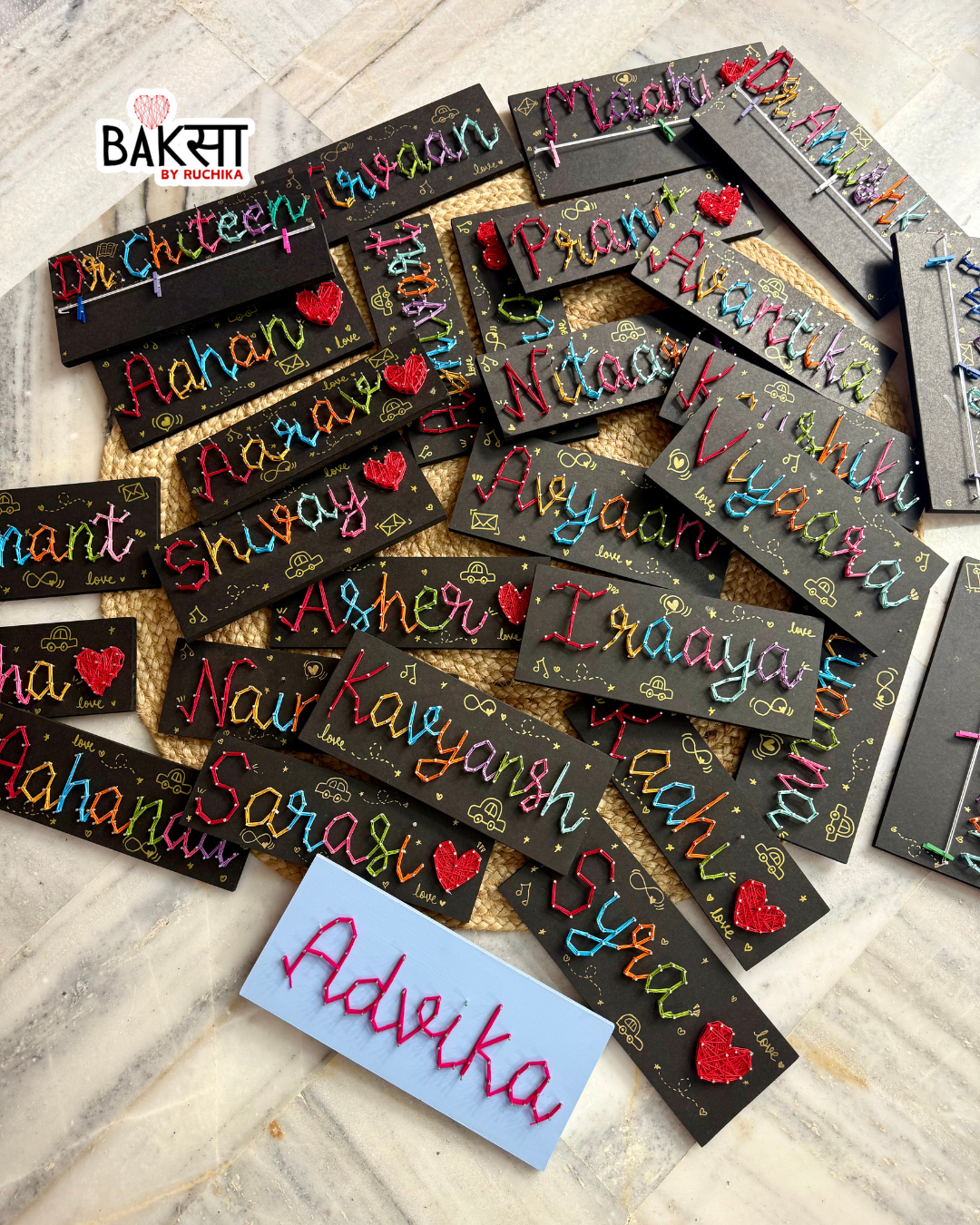 Artsy Budget Friendly Name String Art