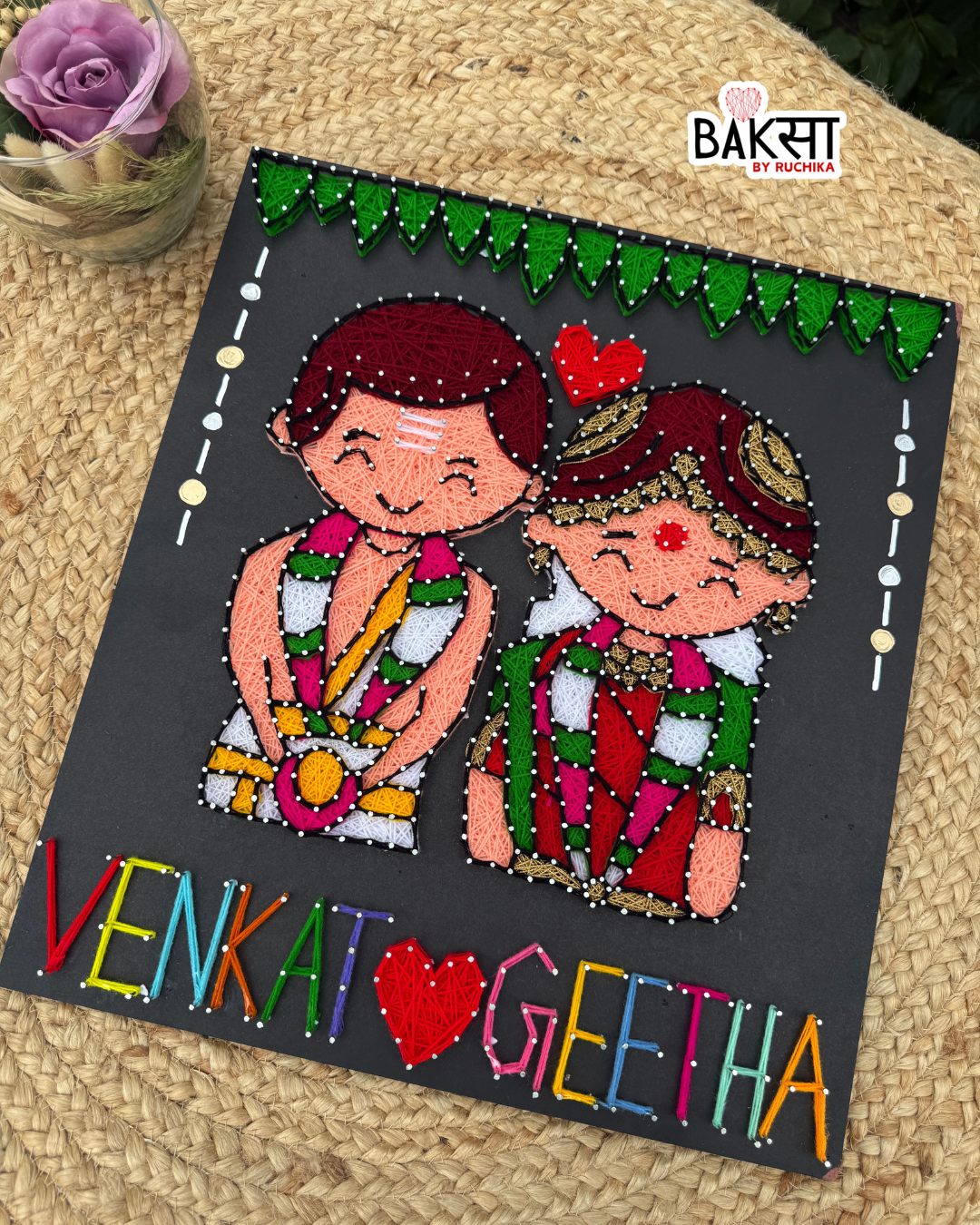 Married Couple String Art