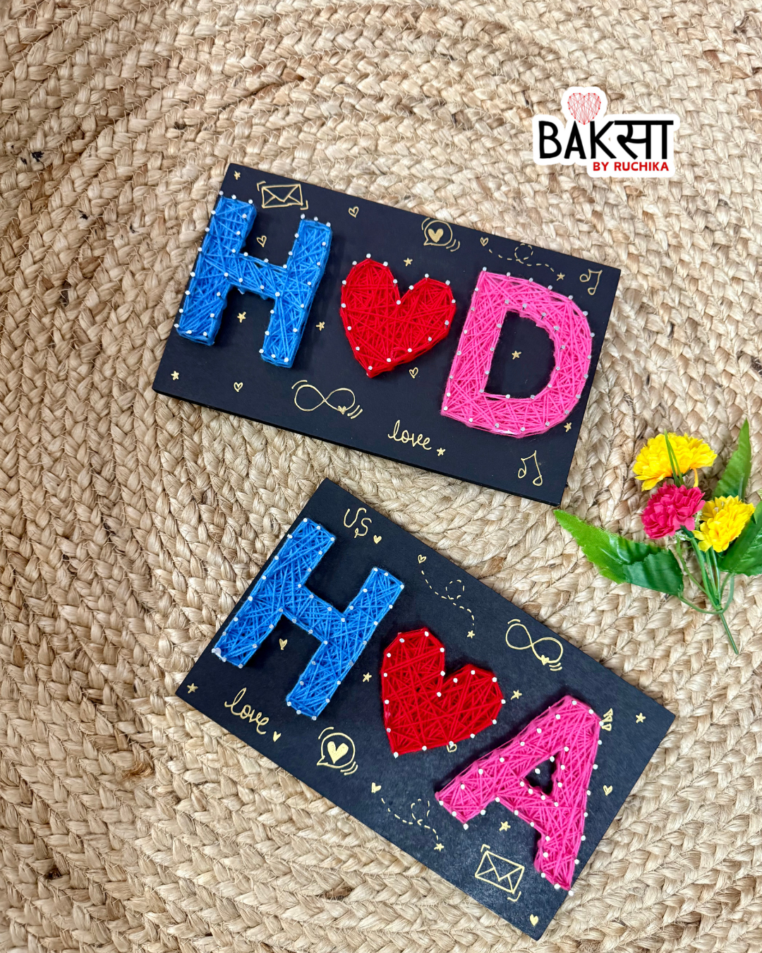 Initial Name String Art