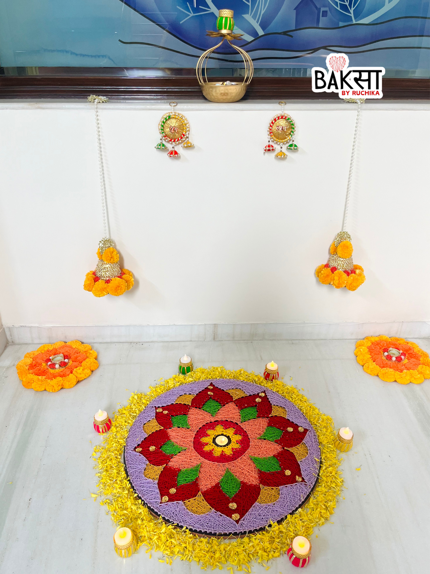 Rangoli String Art for Diwali