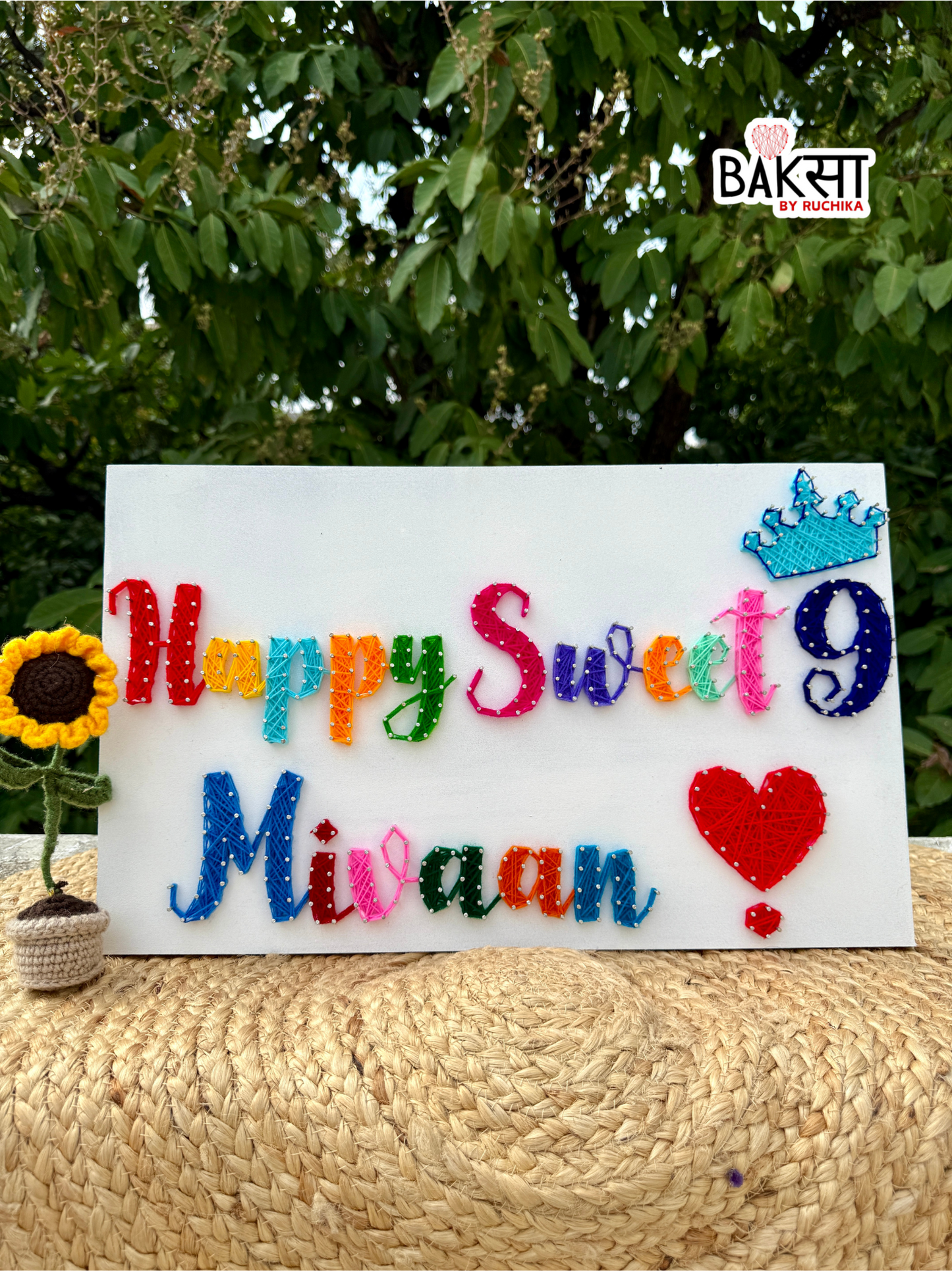 Bold- Happy Birthday with Customised Name