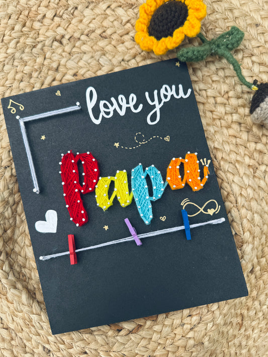 Papa string art