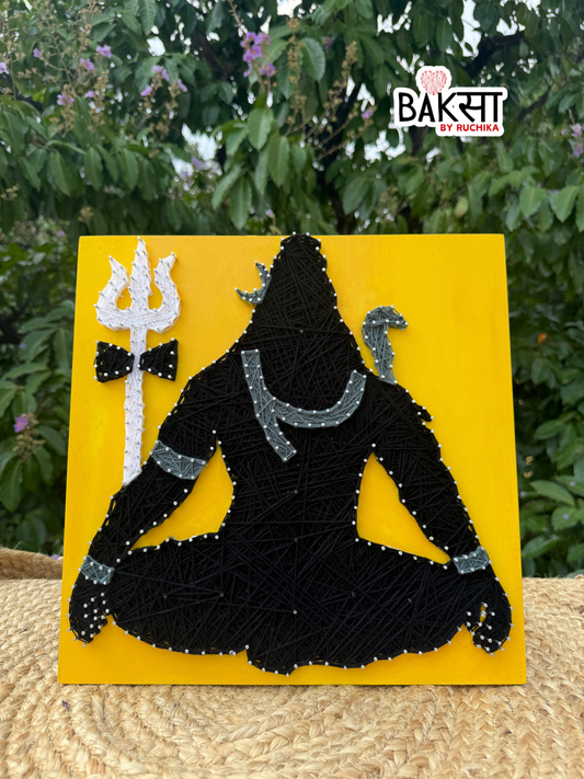 shiv ji art, gifts for house warming function, handmade gifts, god picture art
