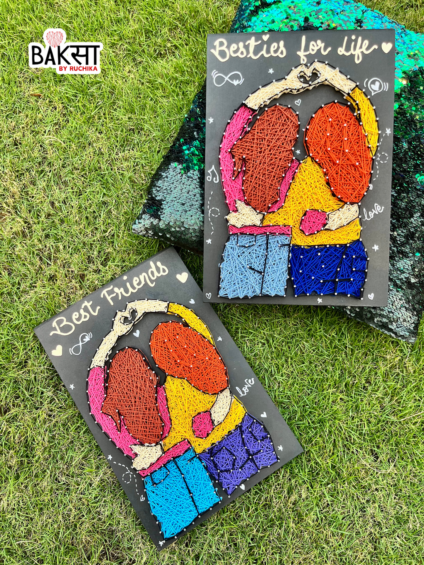 Besties Forever String Art