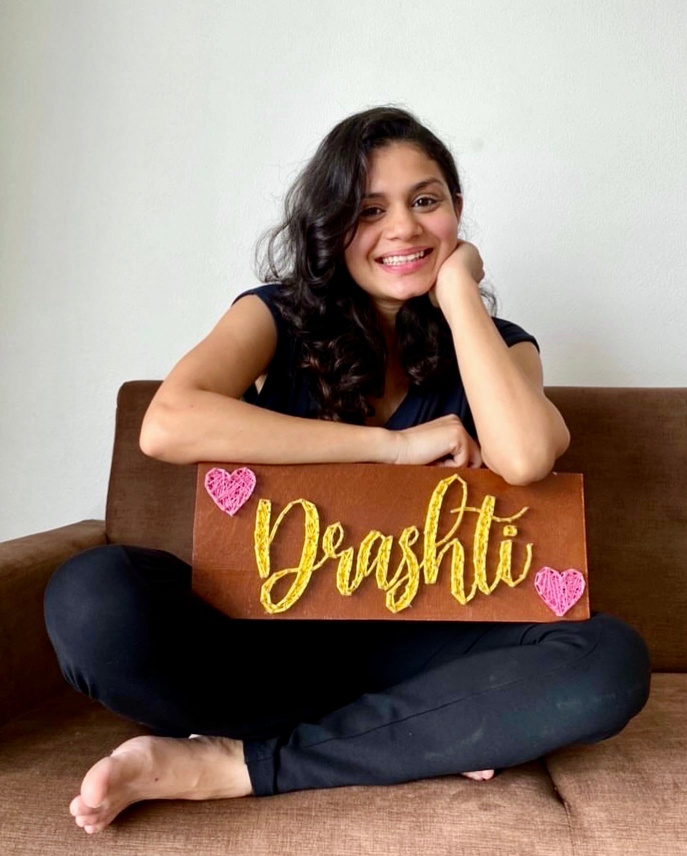 Artsy- Customised Mini Nameplate String Art