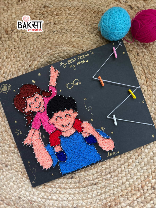 gift for dad, father day gift ideas, son and dad, best papa gift, dad string art, string art for father