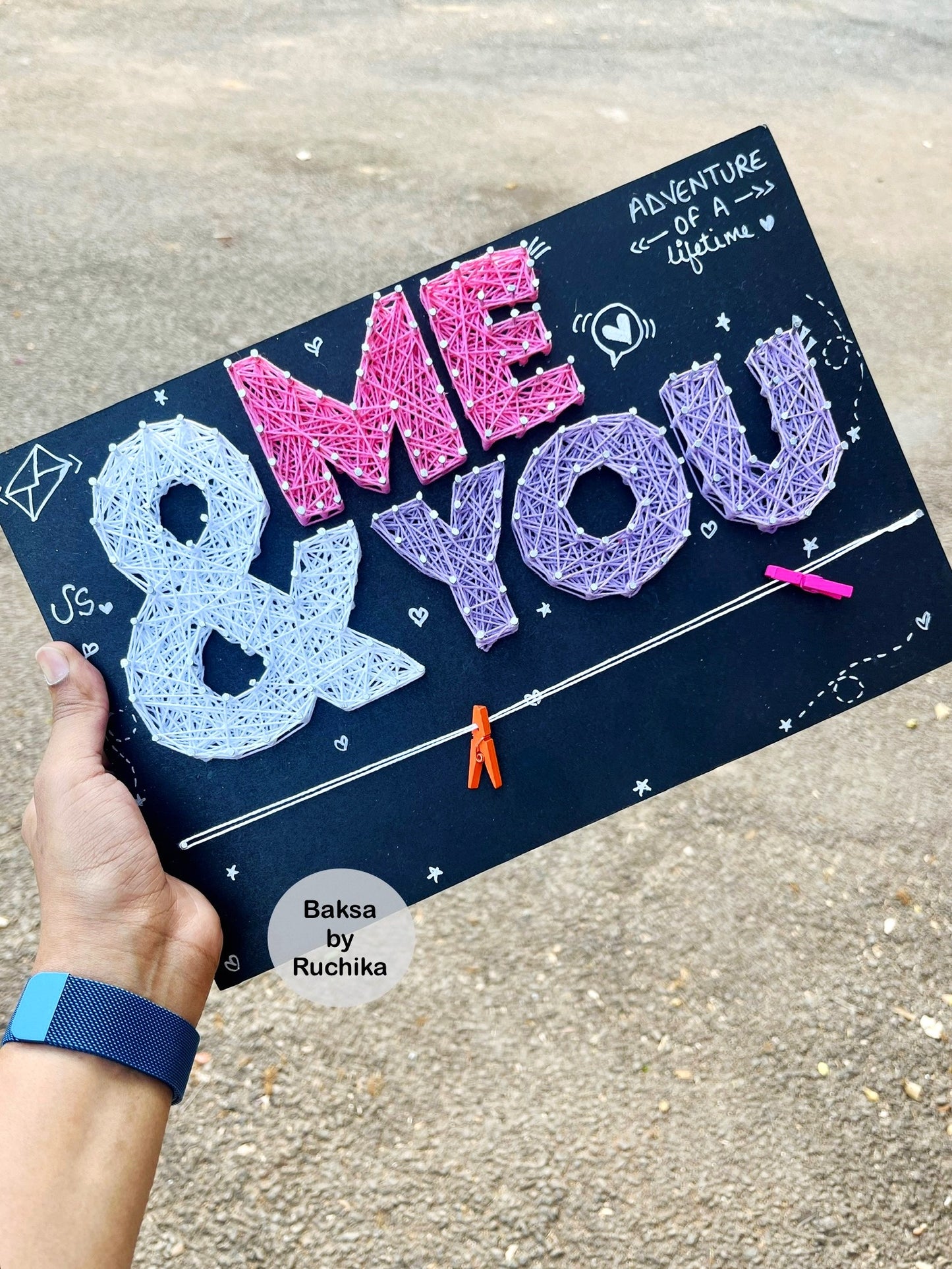 Me & You String Art
