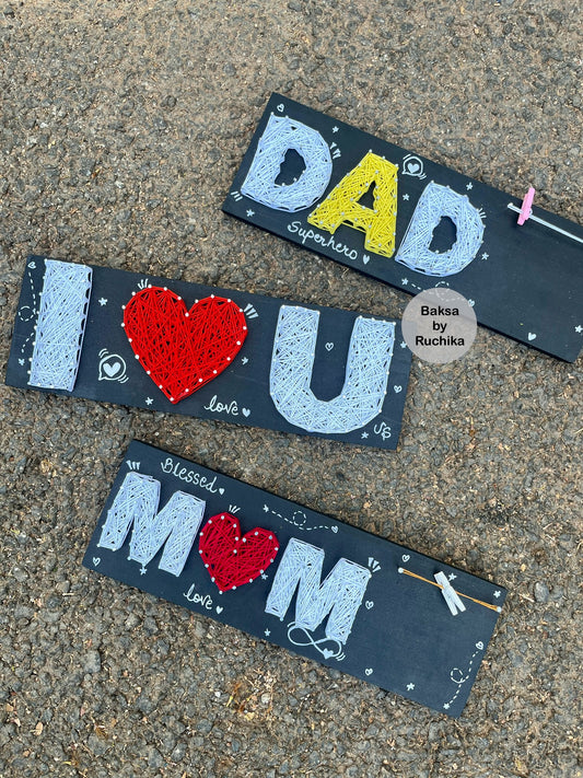 I love You String Art