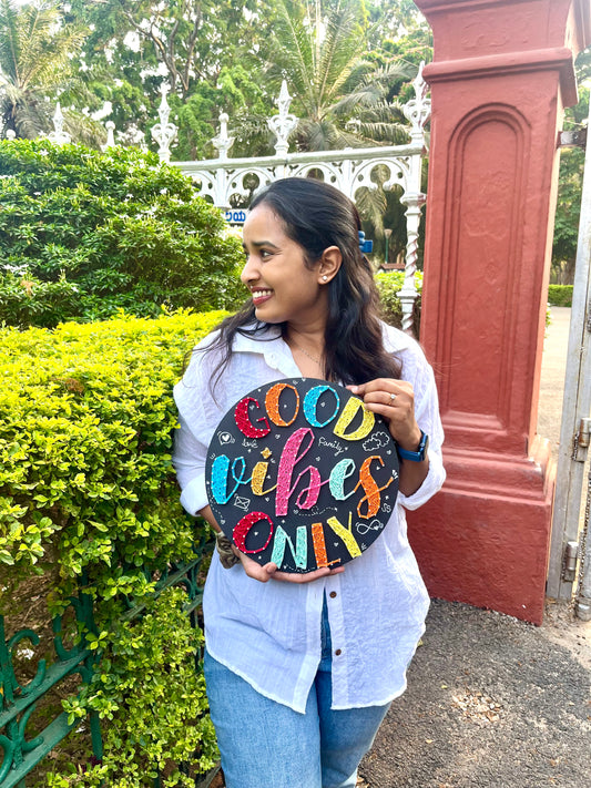 Good Vibes Only String Art
