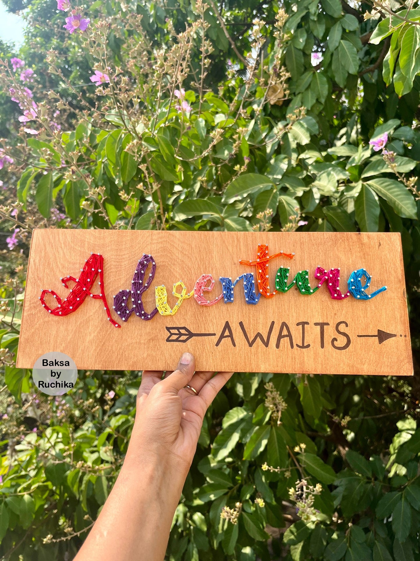 Adventure Awaits String Art