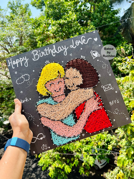Best Friend String Art