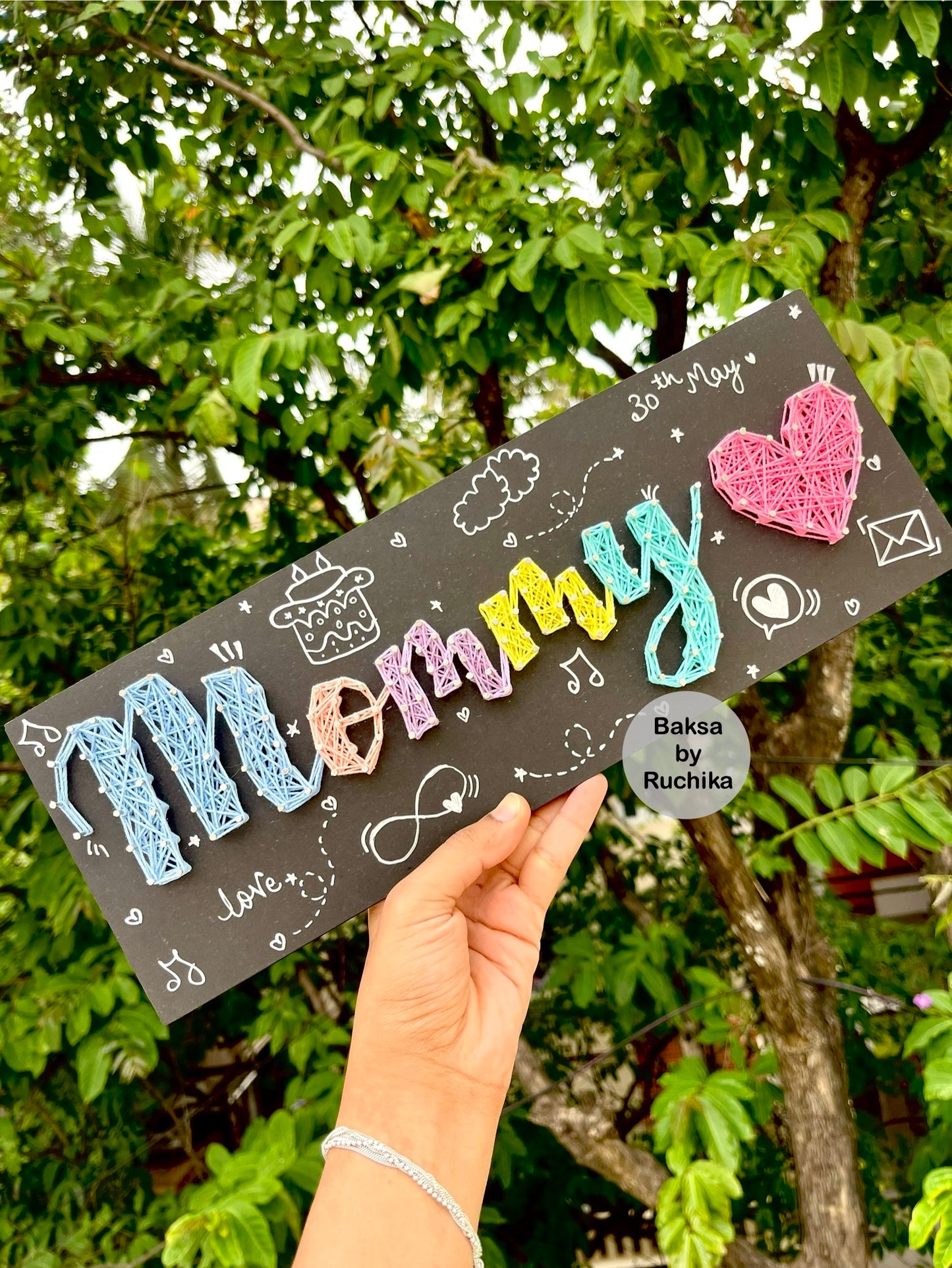Customised Name Mommy String Art