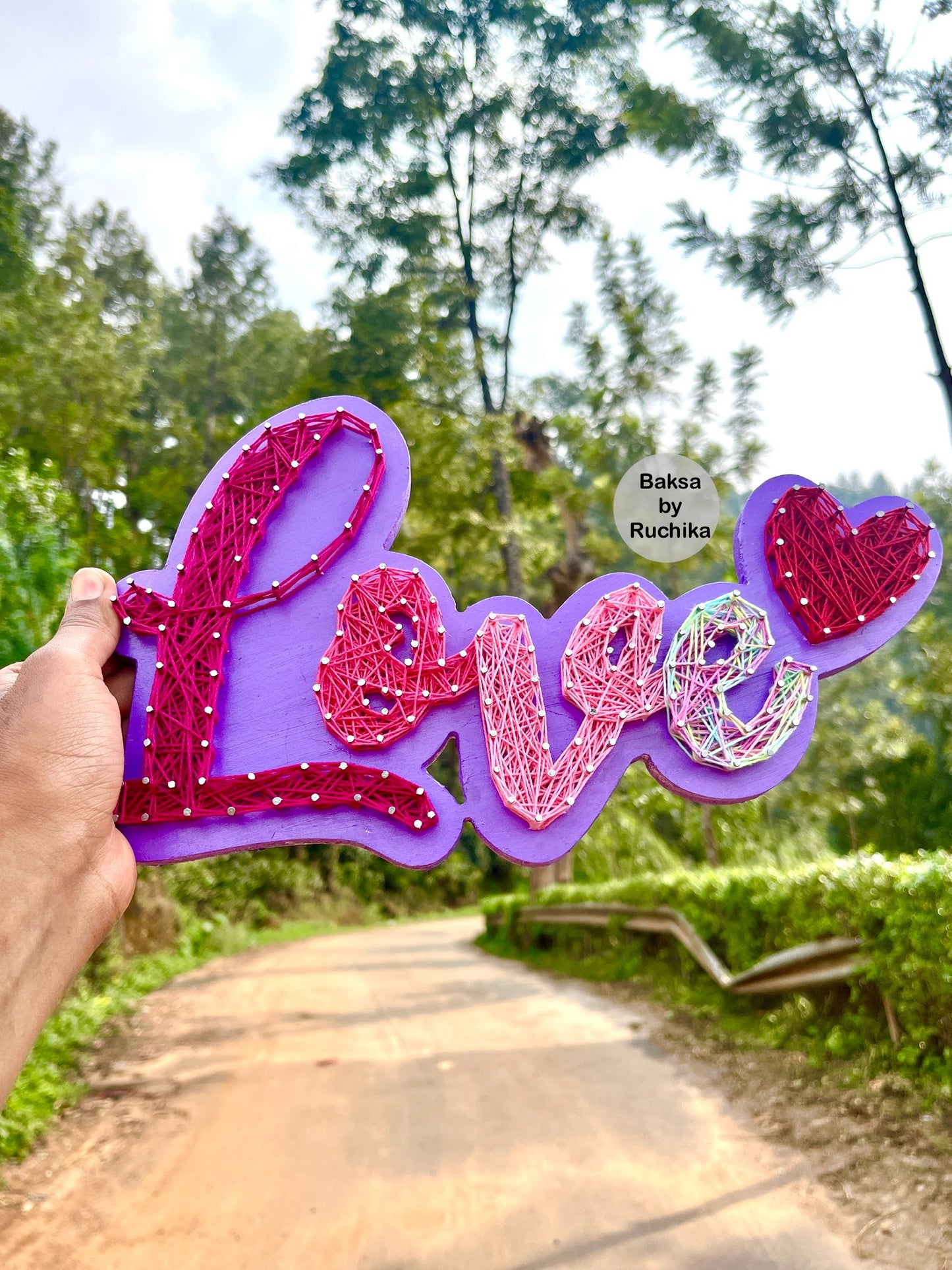 Shades of Love String Art