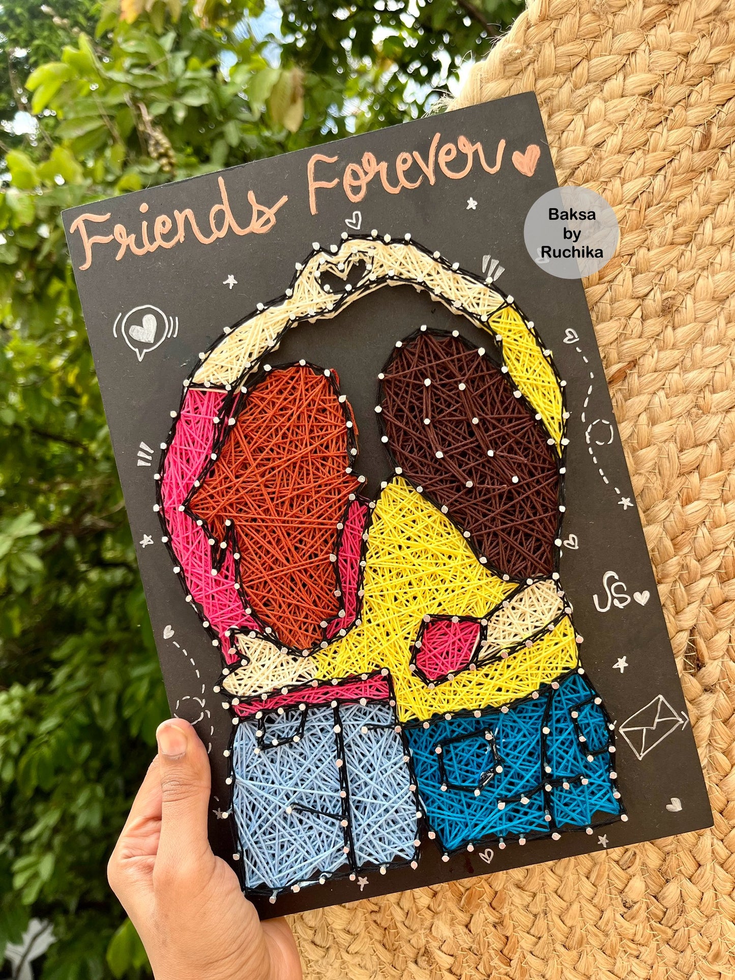Besties Forever String Art