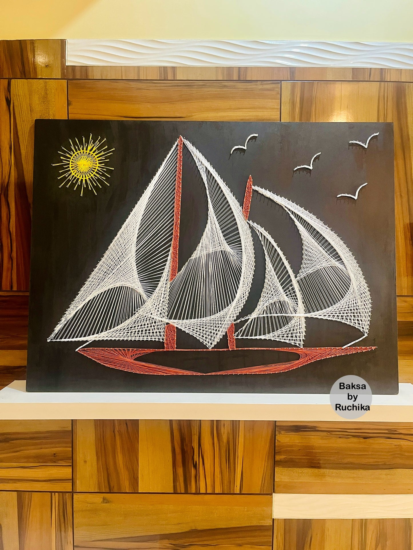 House of Boat Geometric String Art