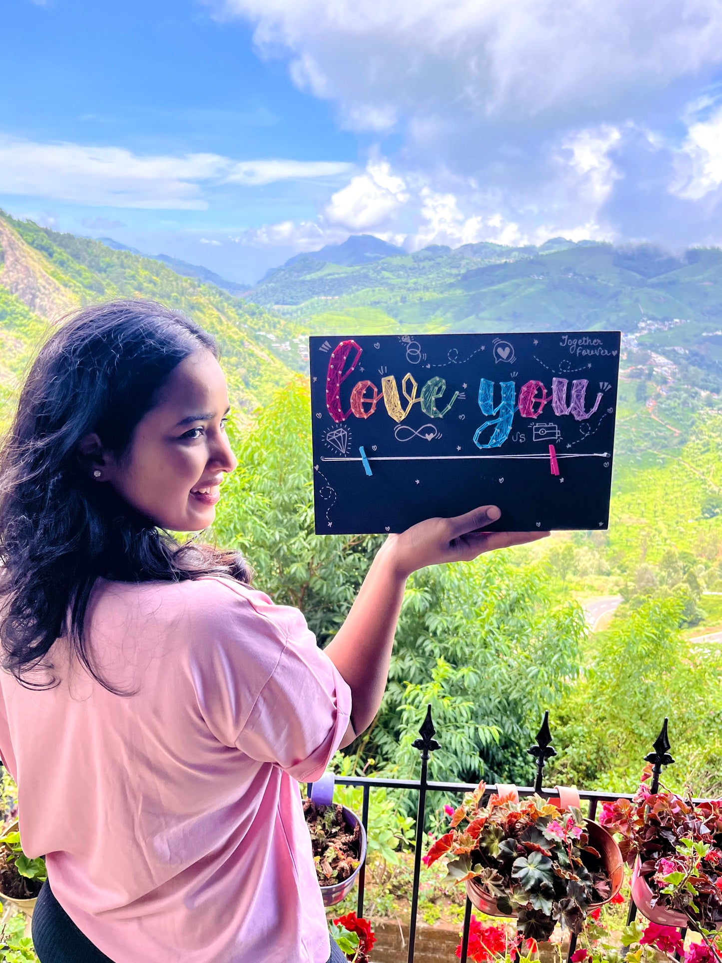Love You String Art
