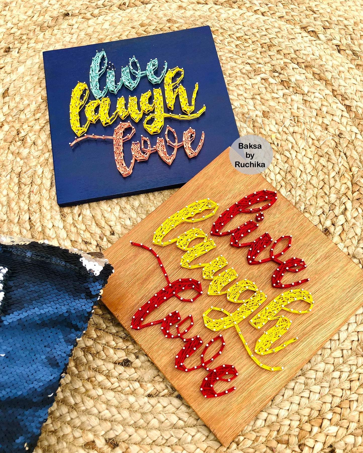 Live Love Laugh String Art