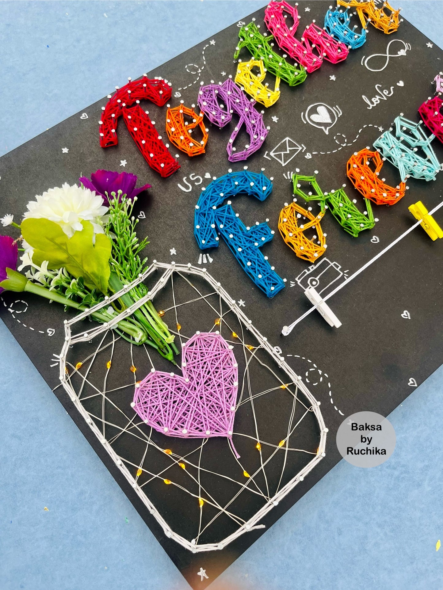 Together Forever String Art