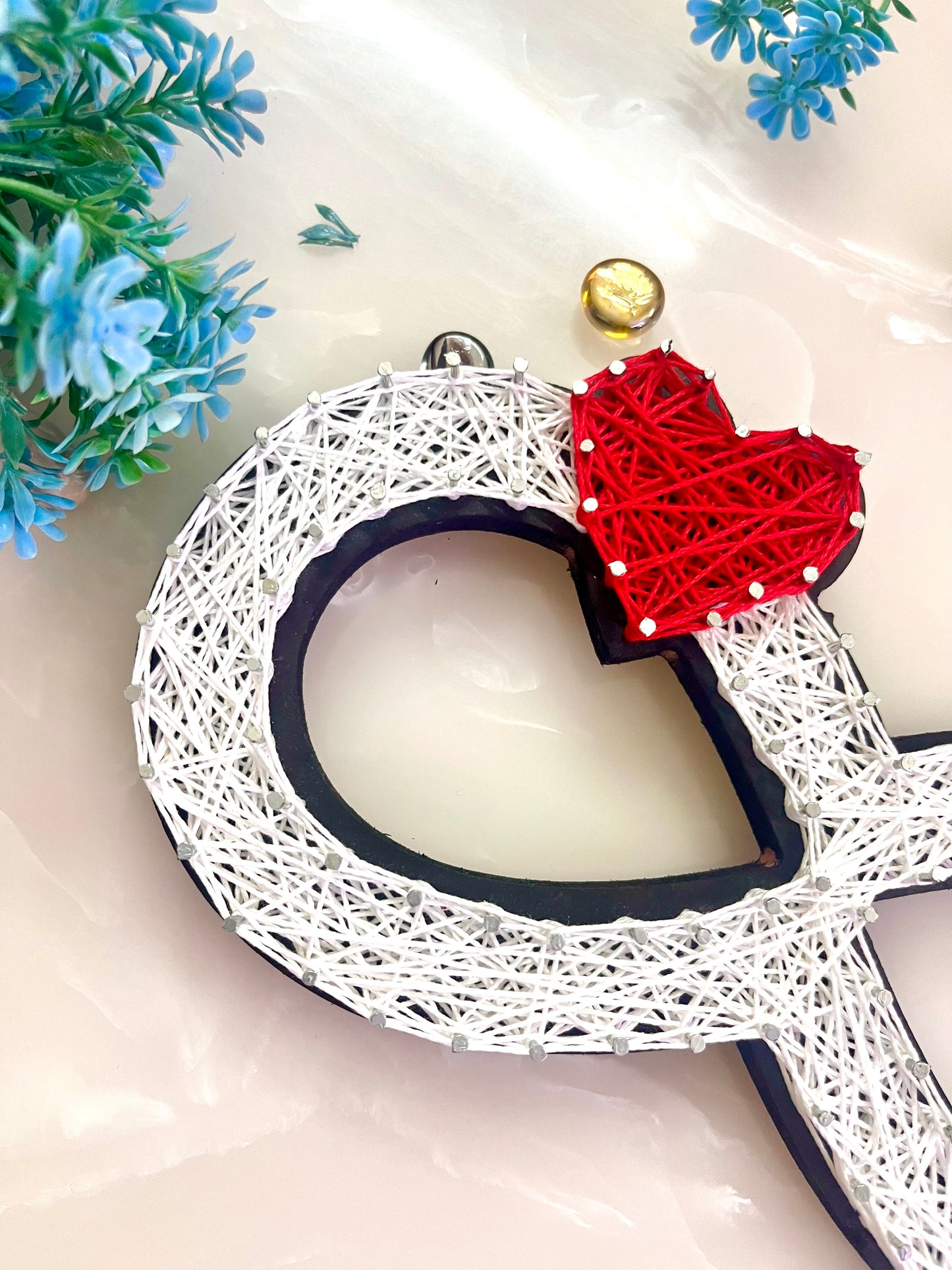 Infinity Heart String Art