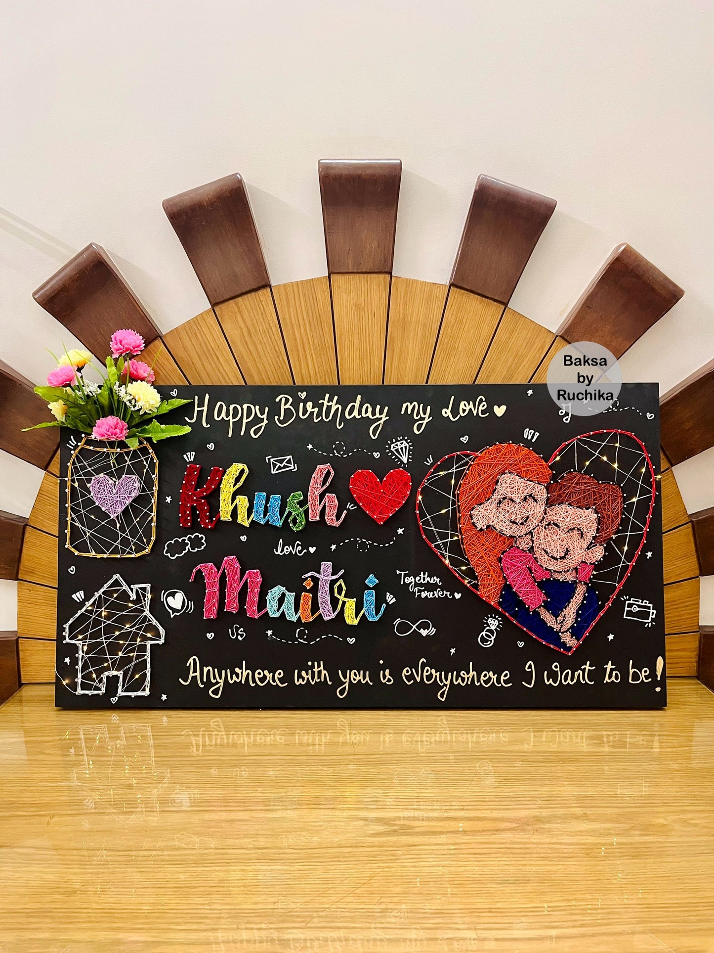 Couple Doodle with Customised Names
