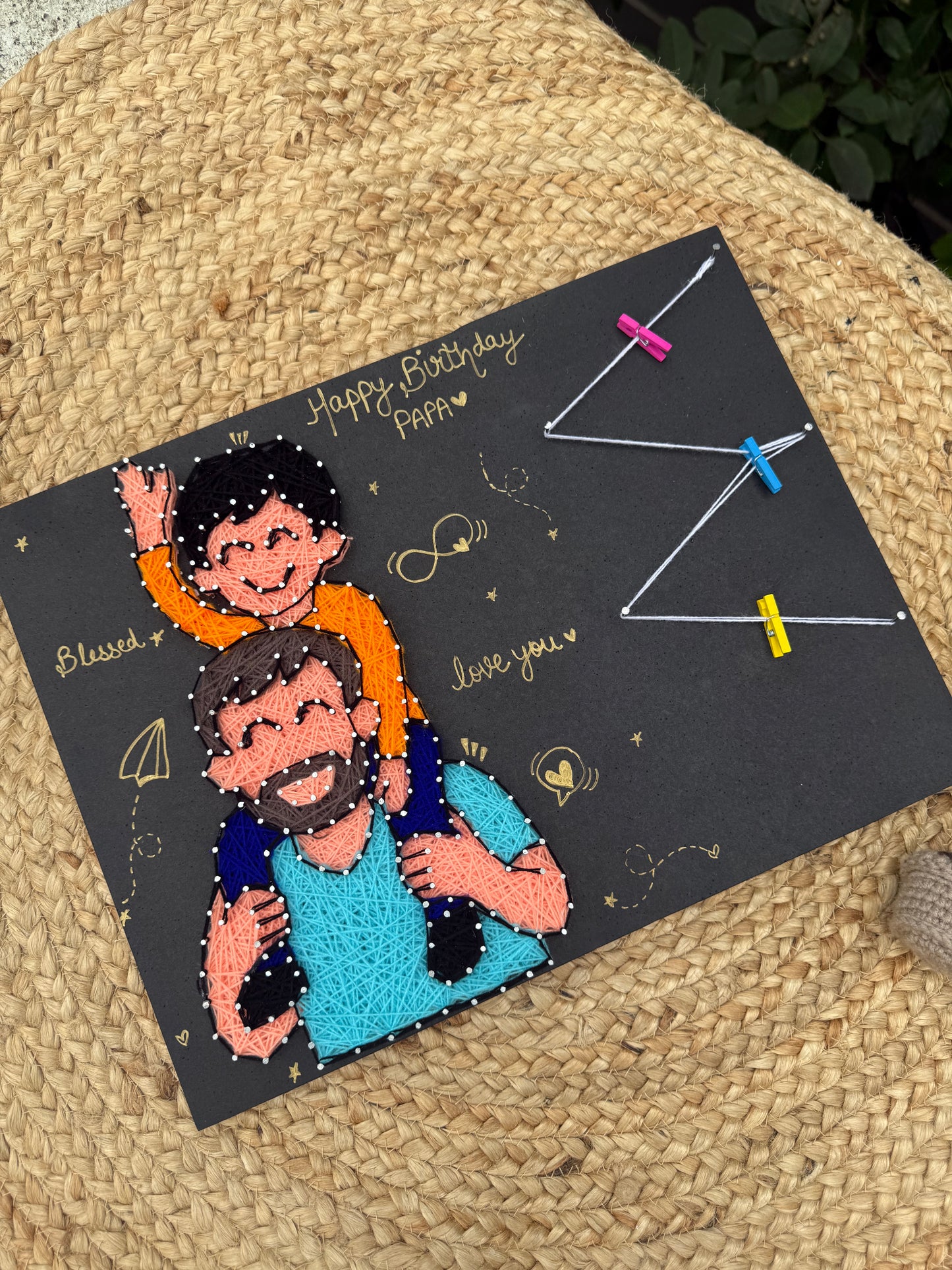 Best Dad String art