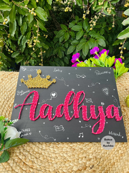 Princess Crown with Customised Name