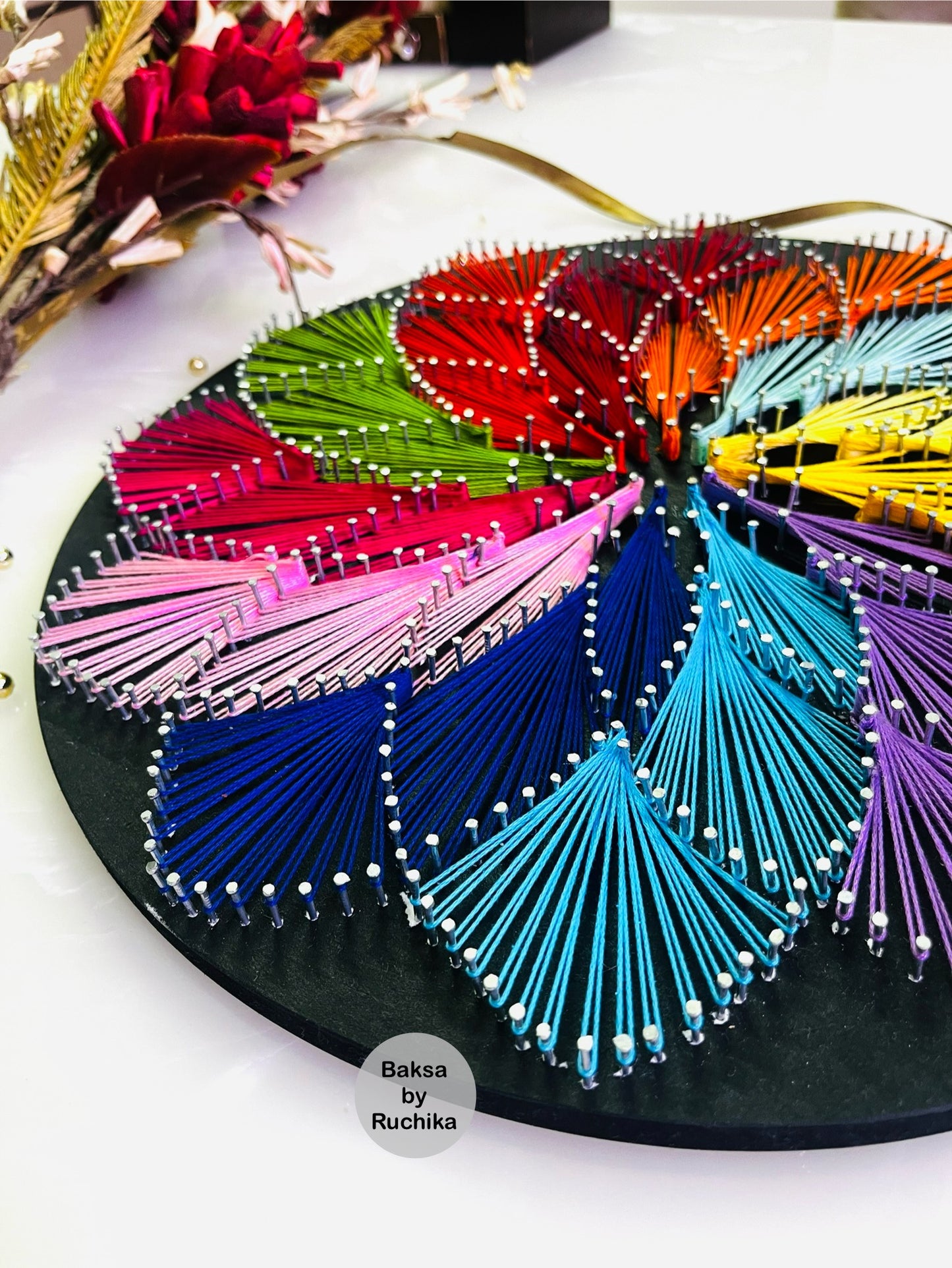 Diwali Rangoli String Art