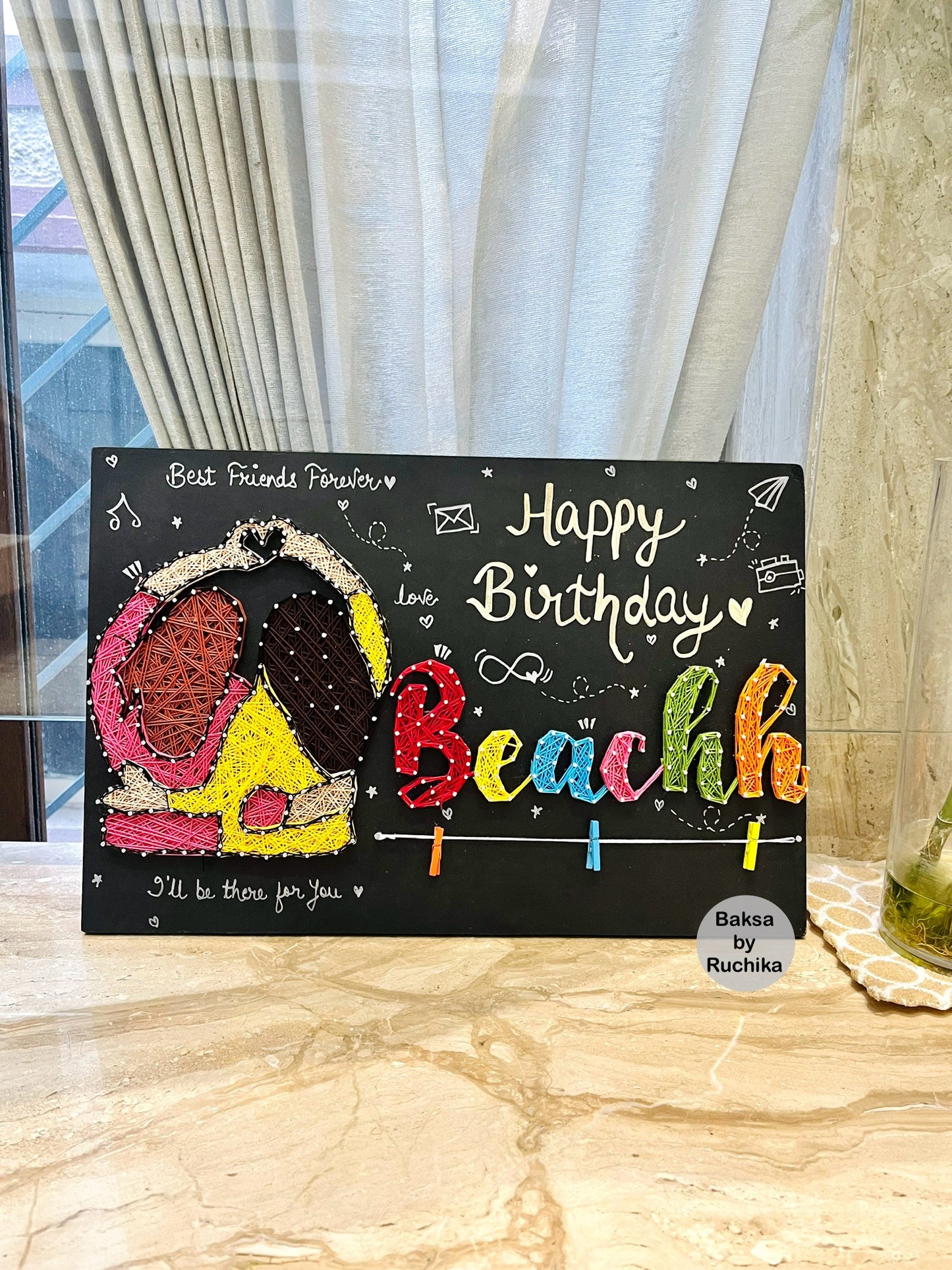 Besties Forever String Art