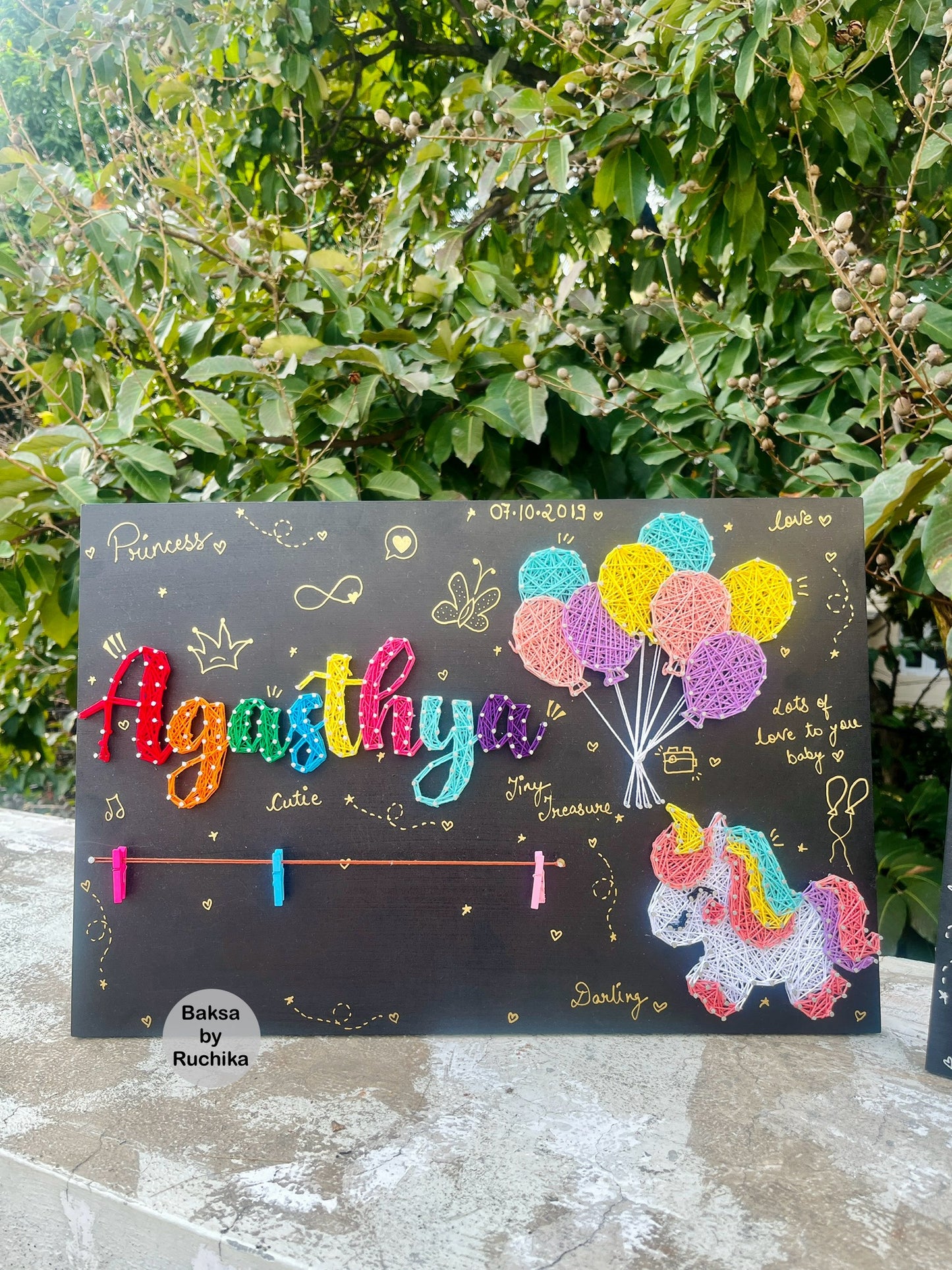 Unicorn with Customised Name