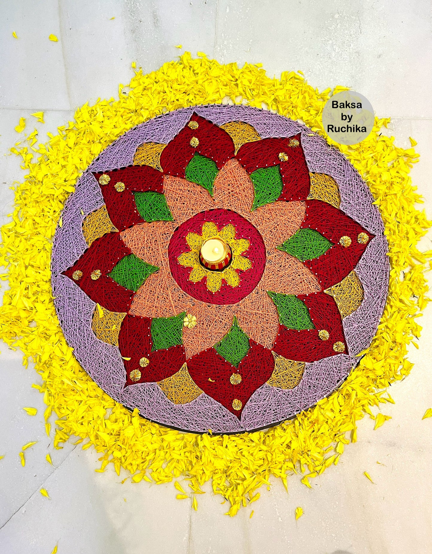 Rangoli String Art for Diwali