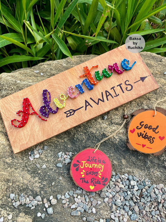 Adventure Awaits String Art