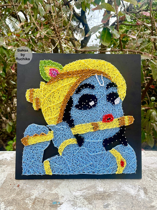 Krishna Ji String Art