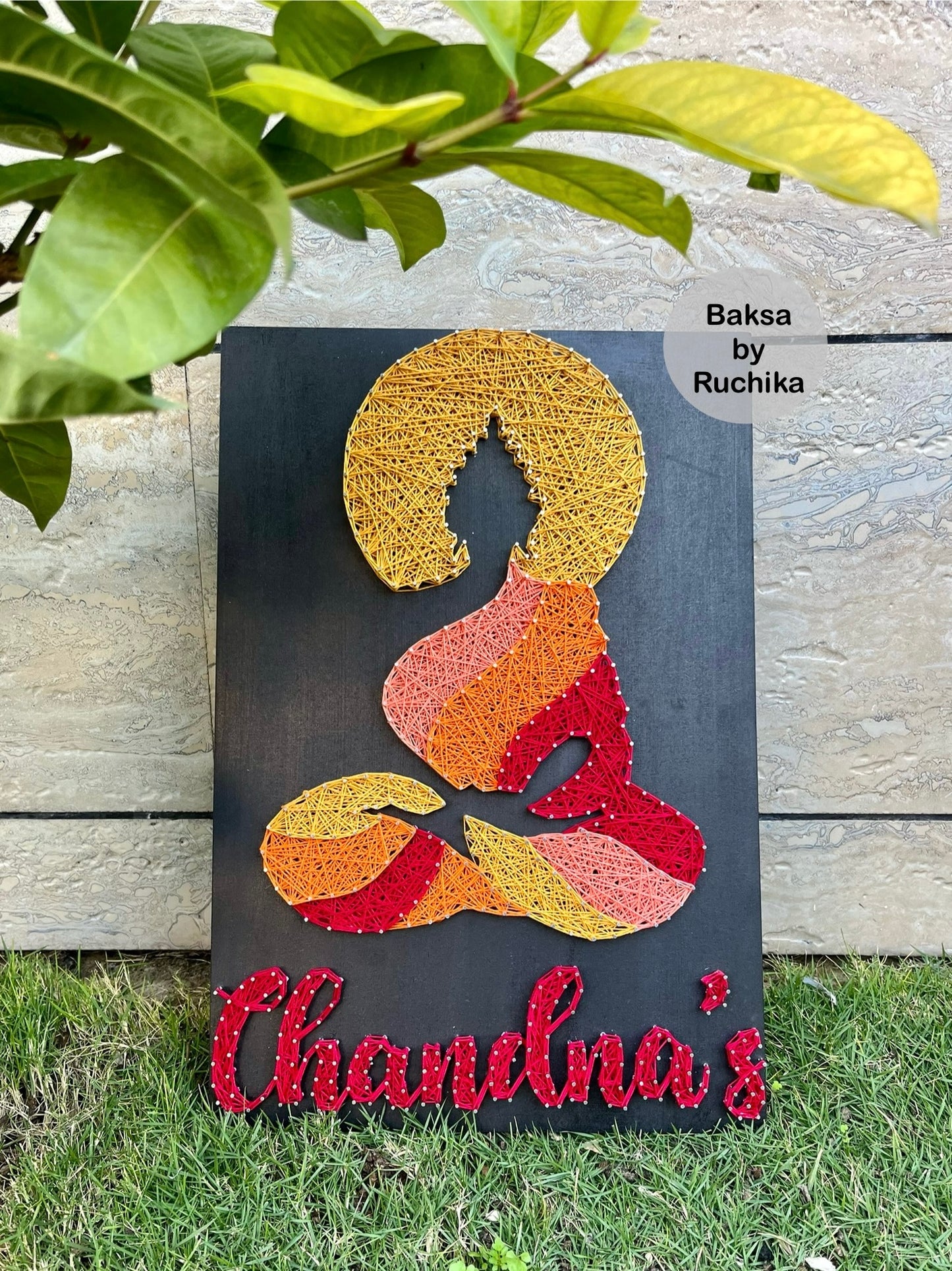 Buddha with Customised Name String Art