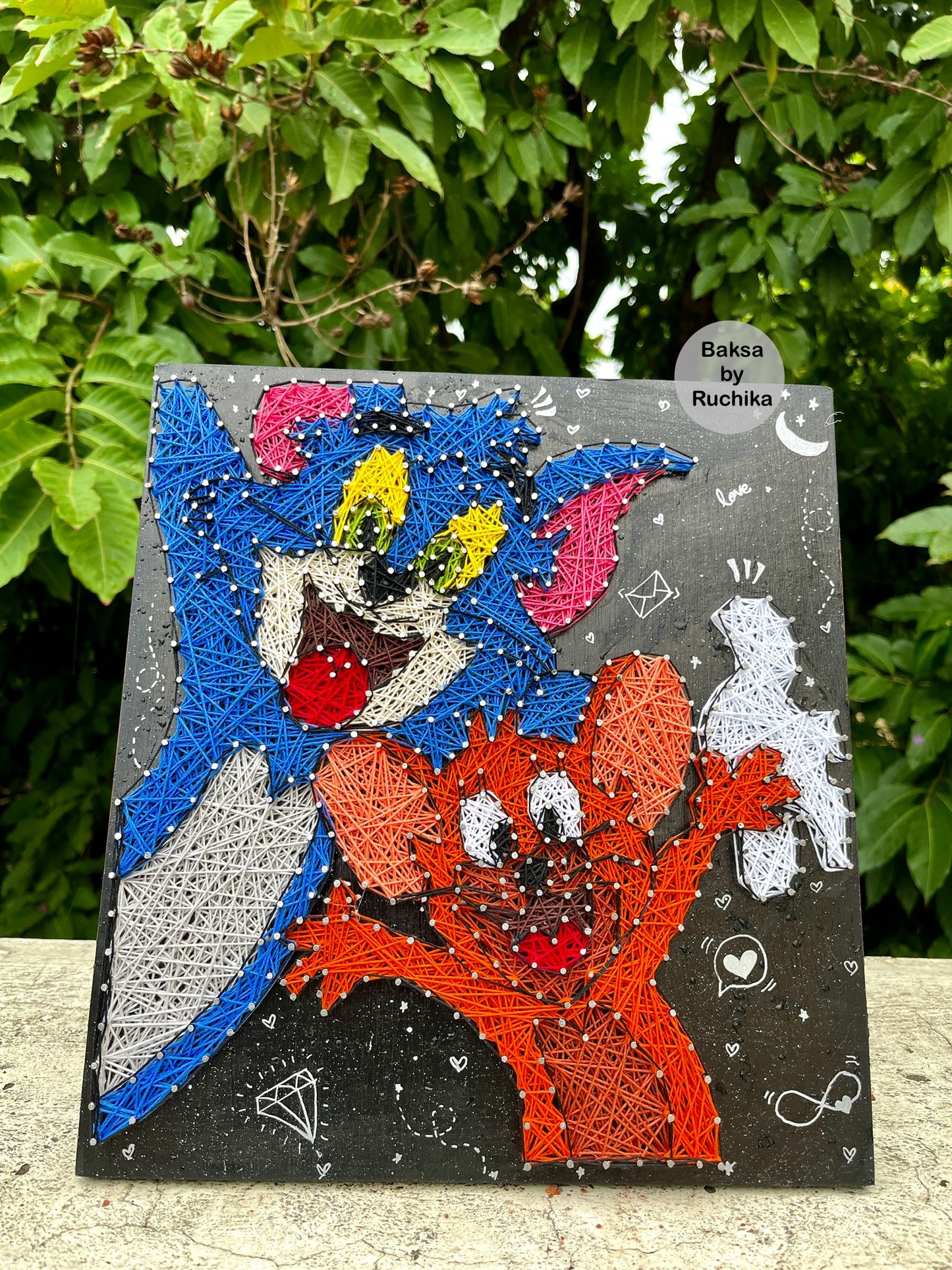 Tom & Jerry String Art