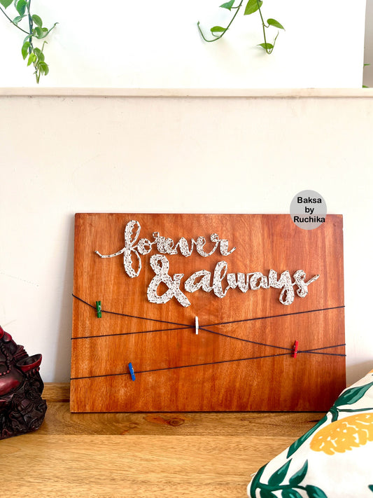 Forever & Always String Art