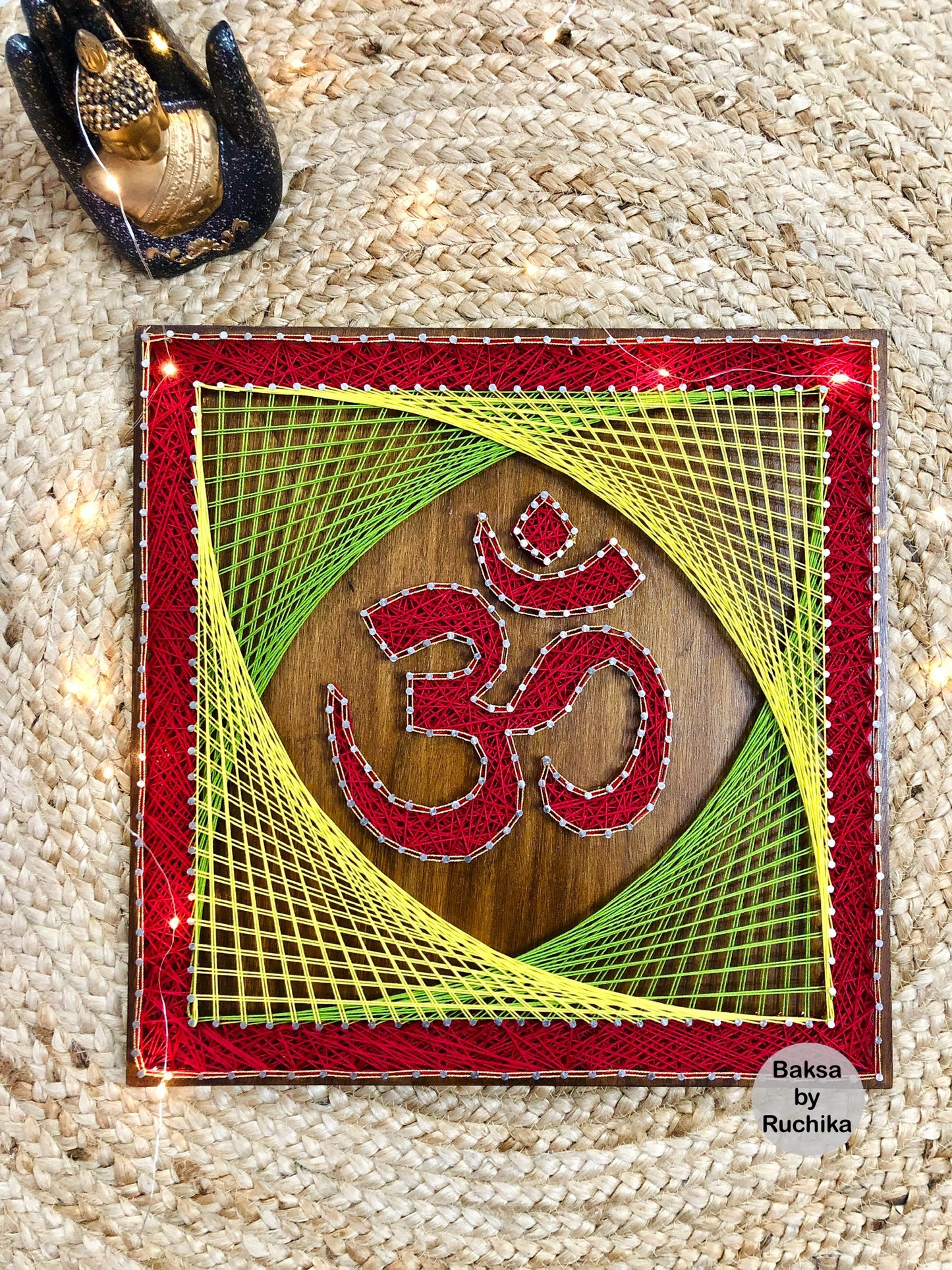 Geometric OM String Art