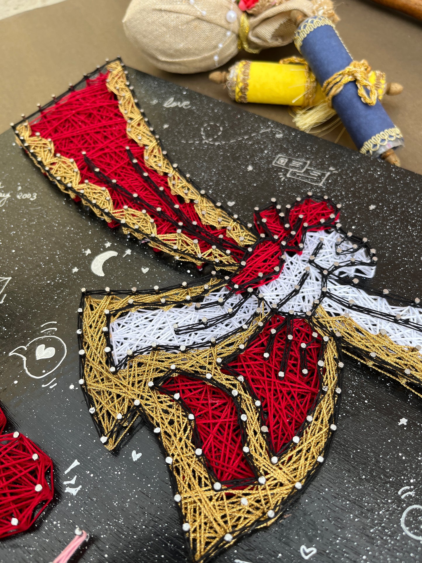 Ghatbandhan String Art with Customised Names