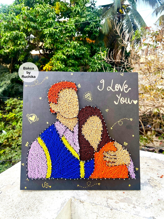 Rachel & Chandler Friends String Art
