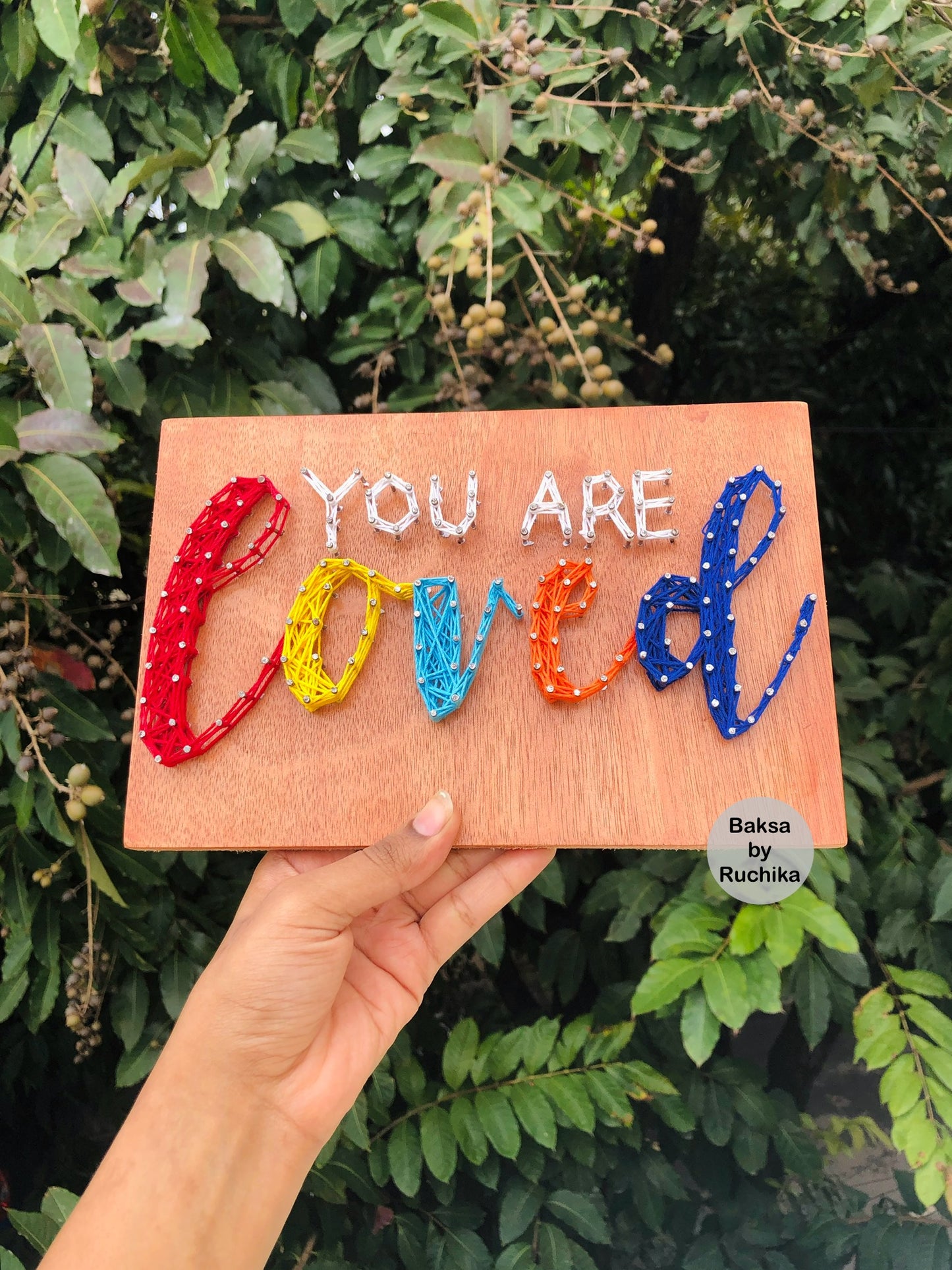 You Are Loved String Art