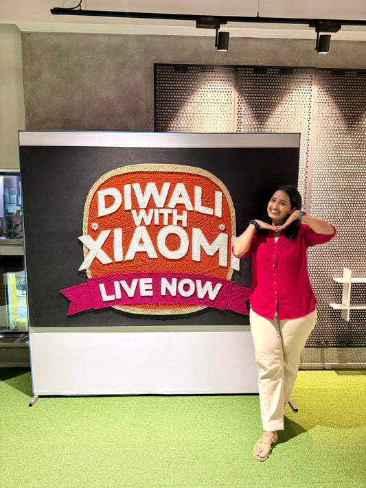 Diwali with Xiaomi, Threaded with String Art