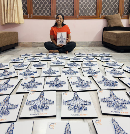 String Art Takes Off at the Aerospace Show Bangalore!
