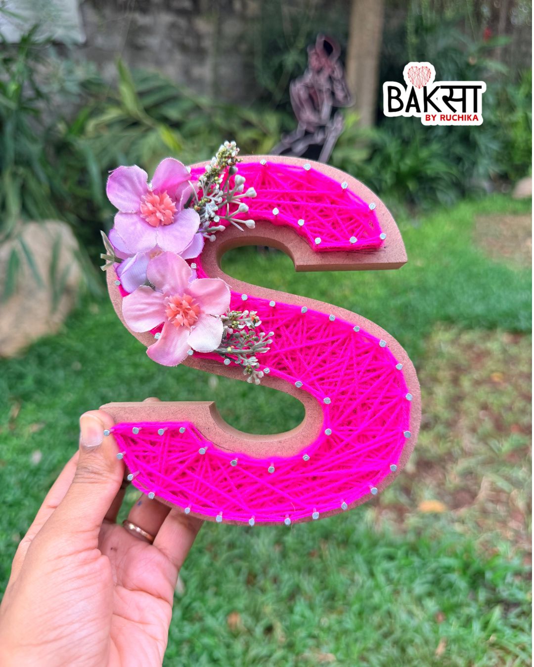 Bloom Letter String Art