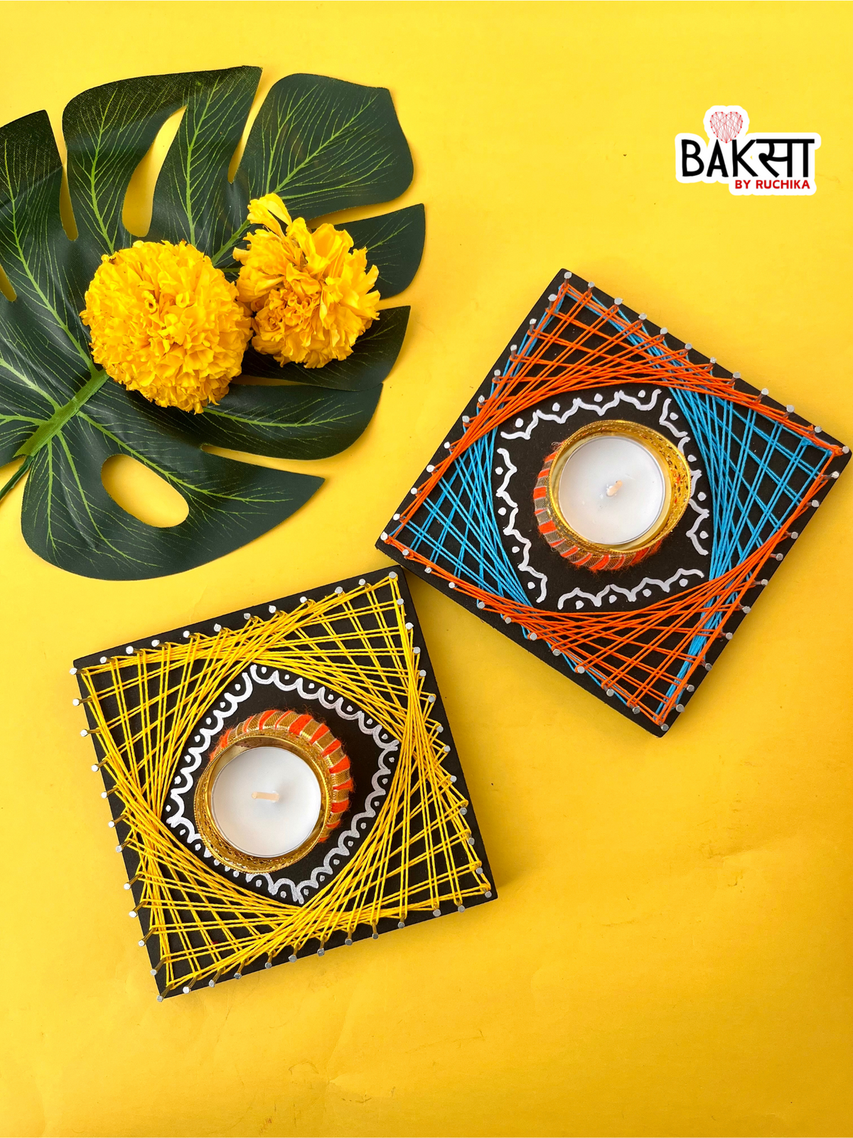 Diwali Tea Light Holder (set of 2)