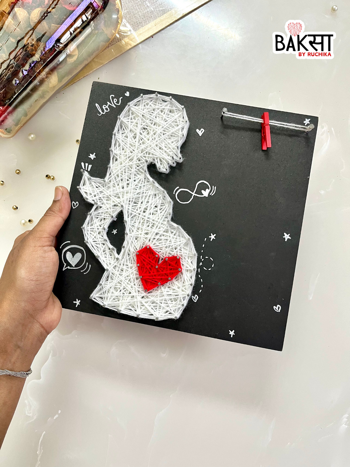 Mom to be String Art
