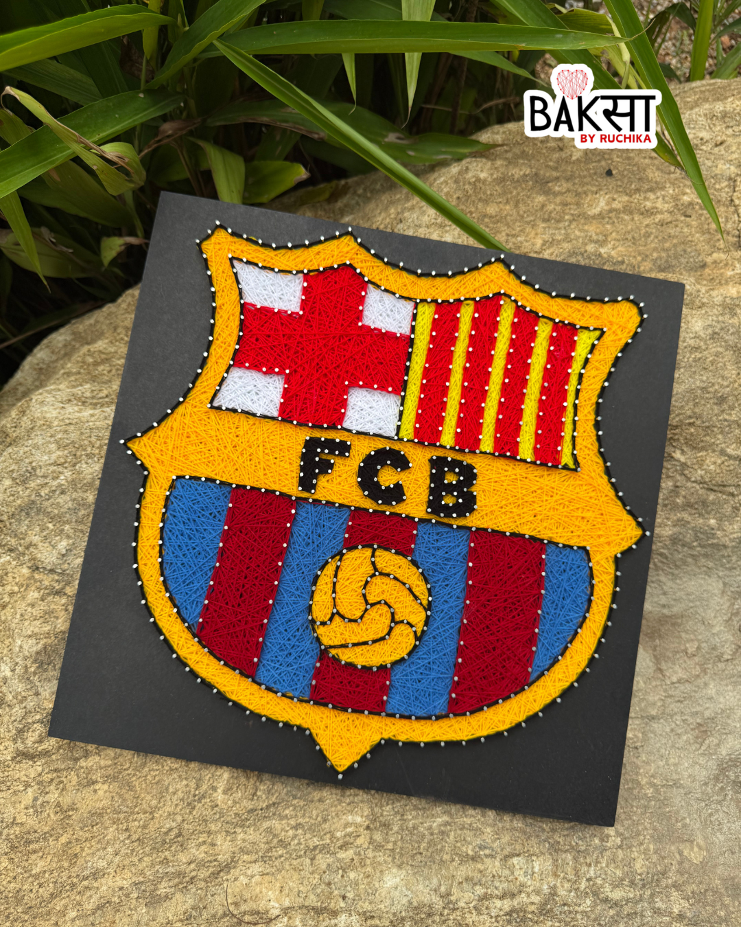 FCB club, fcb string art, football string art, string art for football lovers