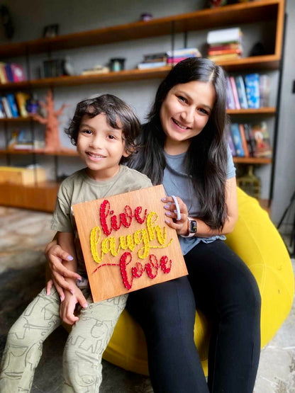 Live Love Laugh String Art