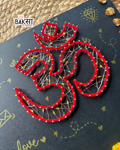 Om Nameplate String Art
